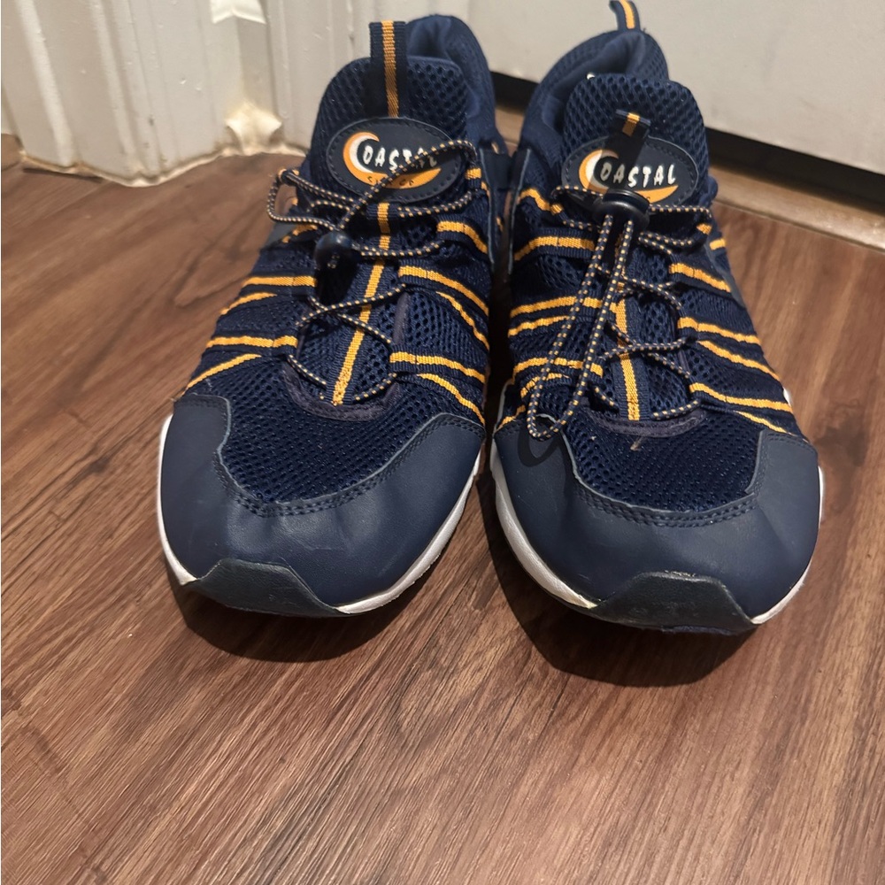 Coastal Men's Blue and Orange Athletic Shoes